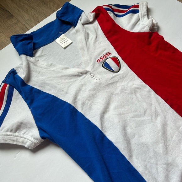 adidas Tops - Adidas Blue and White Polo Shirt.